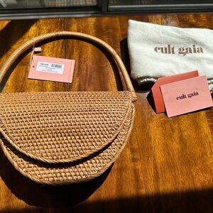 Cult Gaia Ryka Woven Shoulder Bag NWT